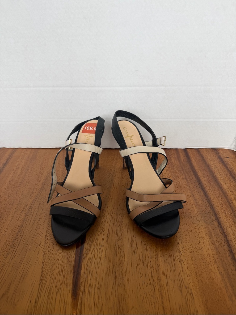 Cole Haan Colorblock
Leather Heeled Sandals 6B